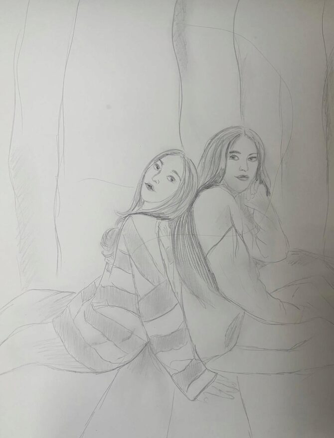 Всероссийский творческий конкурс «Мама – первое слово...»  - детский рисунок, поделка, творческая работа, категория школьники, 6 класс, дистанционный конкурс, школьный конкурс