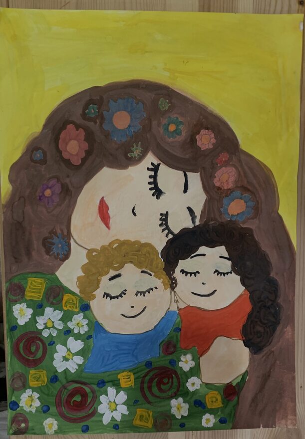 Всероссийский творческий конкурс «Мама – первое слово...»  - детский рисунок, поделка, творческая работа, категория школьники, 1 класс, дистанционный конкурс, школьный конкурс