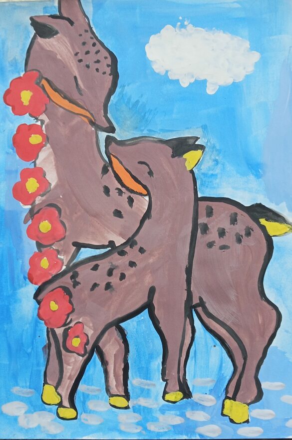 Всероссийский творческий конкурс «Мама – первое слово...»  - детский рисунок, поделка, творческая работа, категория школьники, 2 класс, дистанционный конкурс, школьный конкурс