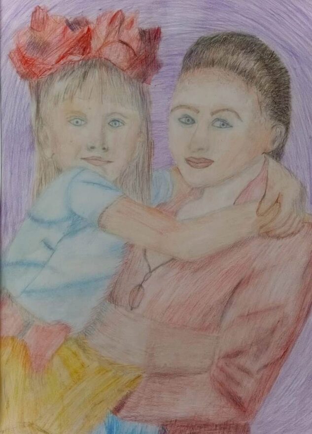 Всероссийский творческий конкурс «Мама – первое слово...»  - детский рисунок, поделка, творческая работа, категория школьники, 6 класс, дистанционный конкурс, школьный конкурс