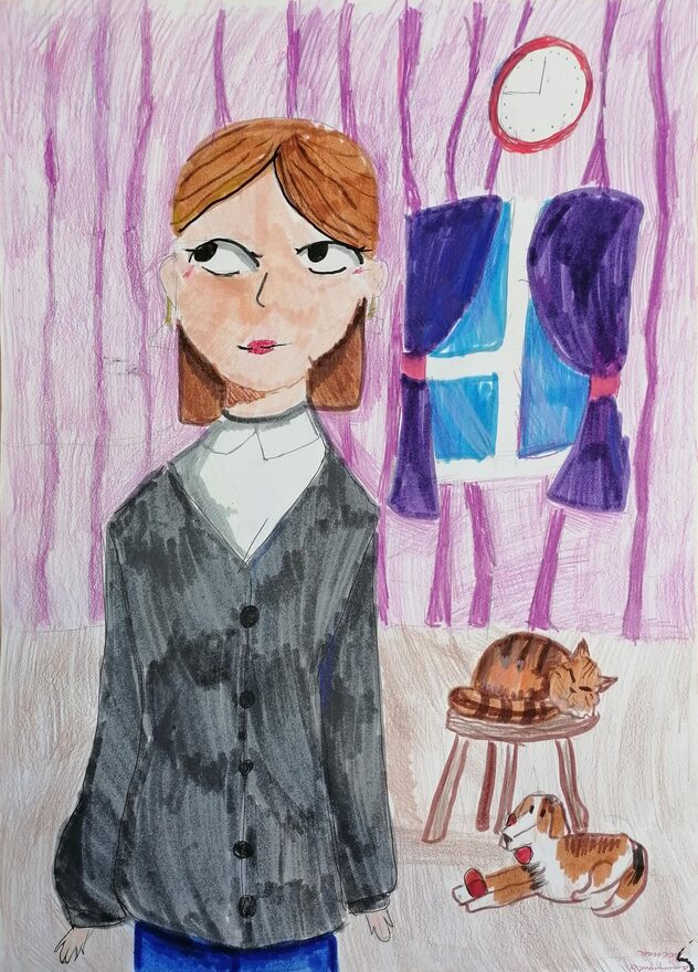 Всероссийский творческий конкурс «Мама – первое слово...»  - детский рисунок, поделка, творческая работа, категория школьники, 5 класс, дистанционный конкурс, школьный конкурс