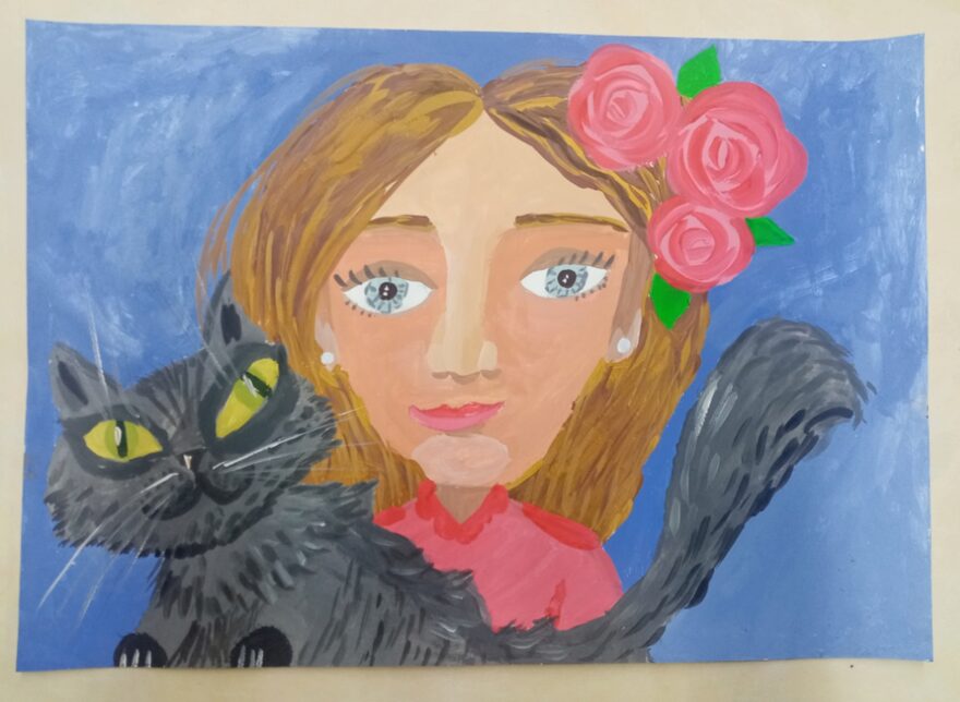 Всероссийский творческий конкурс «Мама – первое слово...»  - детский рисунок, поделка, творческая работа, категория школьники, 3 класс, дистанционный конкурс, школьный конкурс