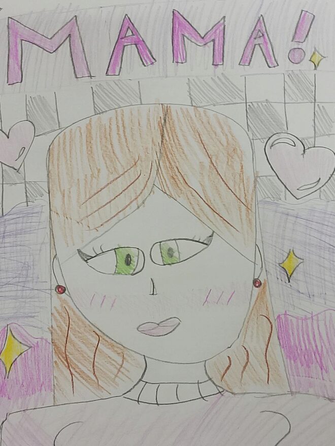 Всероссийский творческий конкурс «Мама – первое слово...»  - детский рисунок, поделка, творческая работа, категория школьники, 4 класс, дистанционный конкурс, школьный конкурс