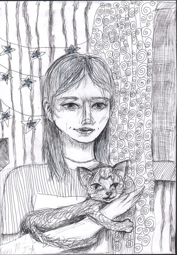 Всероссийский творческий конкурс «Мама – первое слово...»  - детский рисунок, поделка, творческая работа, категория школьники, 5 класс, дистанционный конкурс, школьный конкурс