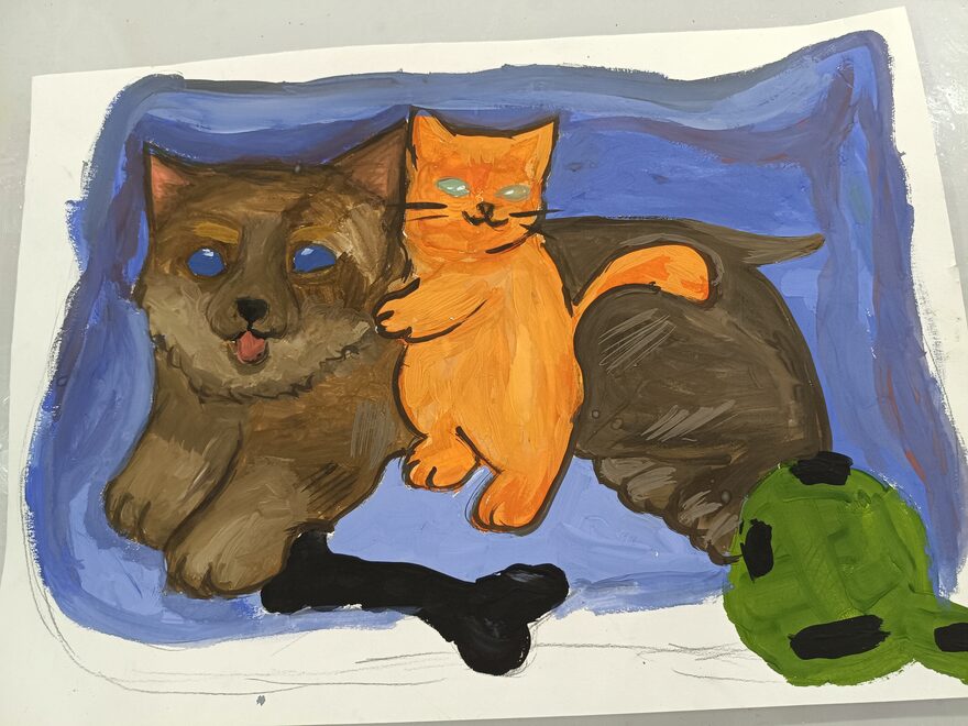 Всероссийский творческий конкурс «Дикие, домашние и очень-очень важные»  - детский рисунок, поделка, творческая работа, категория школьники, 1 класс, дистанционный конкурс, школьный конкурс