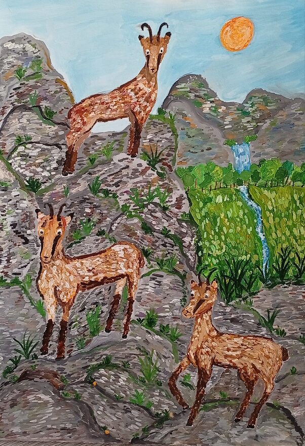 Всероссийский творческий конкурс «Дикие, домашние и очень-очень важные»  - детский рисунок, поделка, творческая работа, категория школьники, 6 класс, дистанционный конкурс, школьный конкурс