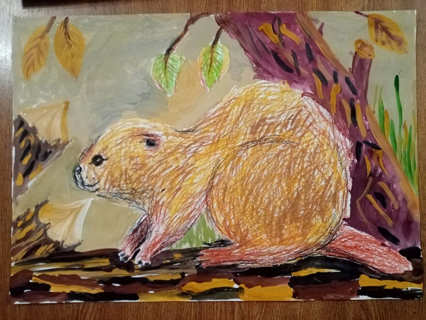 Всероссийский творческий конкурс «Дикие, домашние и очень-очень важные»  - детский рисунок, поделка, творческая работа, категория школьники, 1 класс, дистанционный конкурс, школьный конкурс