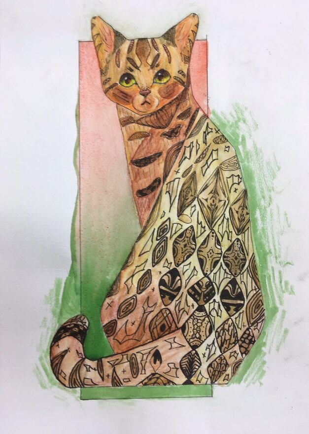 Всероссийский творческий конкурс «Дикие, домашние и очень-очень важные»  - детский рисунок, поделка, творческая работа, категория школьники, 9 класс, дистанционный конкурс, школьный конкурс