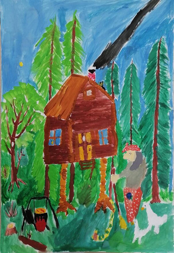 Всероссийский творческий конкурс «В тридевятом царстве, в тридесятом государстве...»  - детский рисунок, поделка, творческая работа, категория школьники, 7 класс, дистанционный конкурс, школьный конкурс