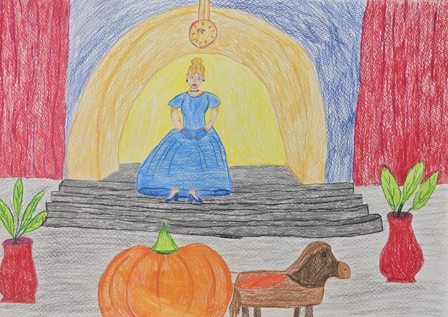 Всероссийский творческий конкурс «В тридевятом царстве, в тридесятом государстве...»  - детский рисунок, поделка, творческая работа, категория школьники, 3 класс, дистанционный конкурс, школьный конкурс