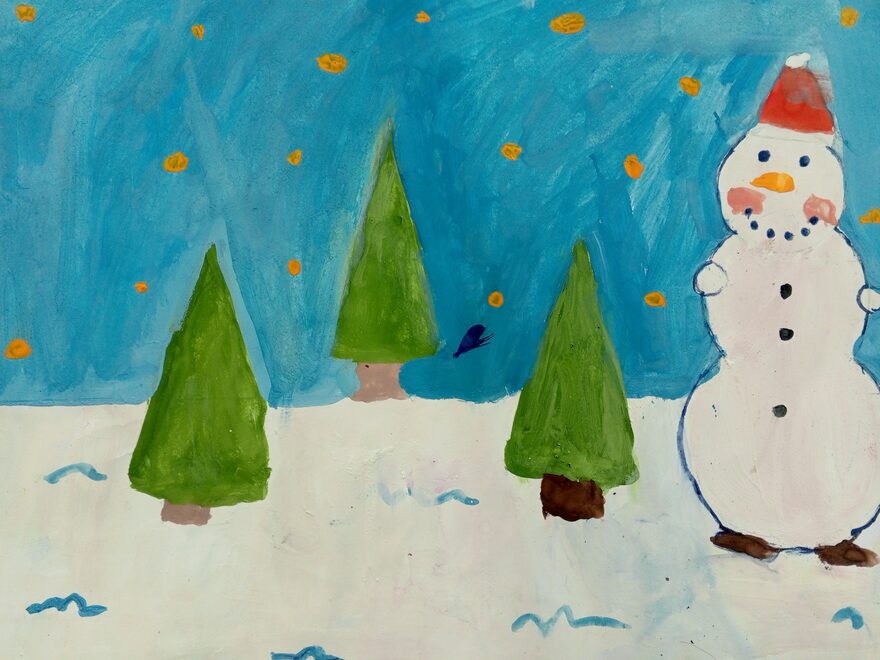 Всероссийский творческий конкурс «Пока часы двенадцать бьют...»  - детский рисунок, поделка, творческая работа, категория школьники, 3 класс, дистанционный конкурс, школьный конкурс