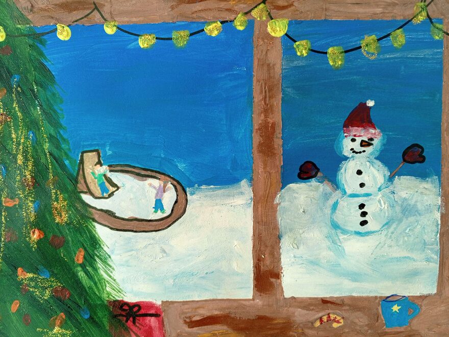 Всероссийский творческий конкурс «Пока часы двенадцать бьют...»  - детский рисунок, поделка, творческая работа, категория школьники, 3 класс, дистанционный конкурс, школьный конкурс