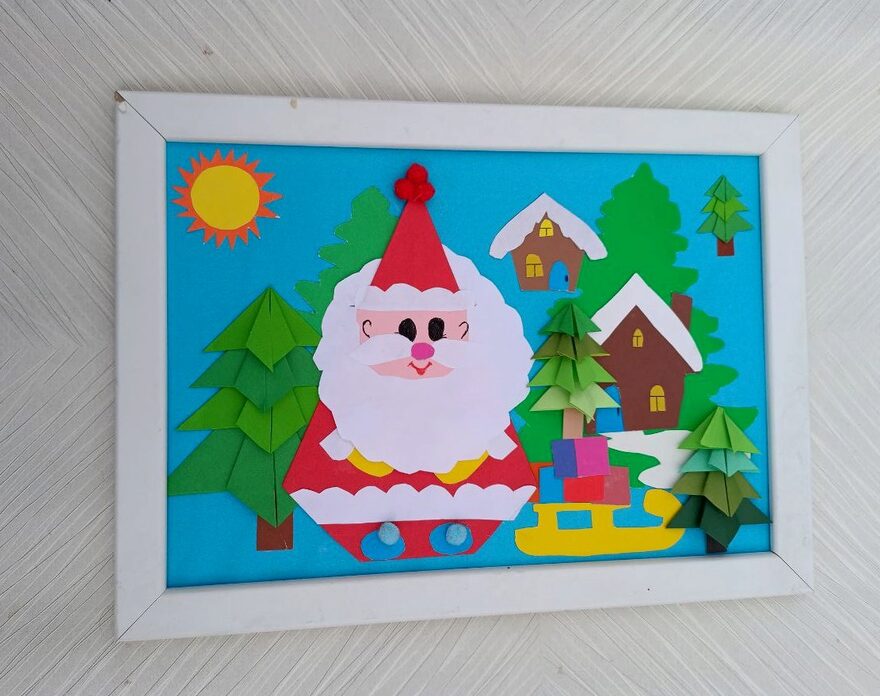 Всероссийский творческий конкурс «Пока часы двенадцать бьют...»  - детский рисунок, поделка, творческая работа, категория школьники, 1 класс, дистанционный конкурс, школьный конкурс