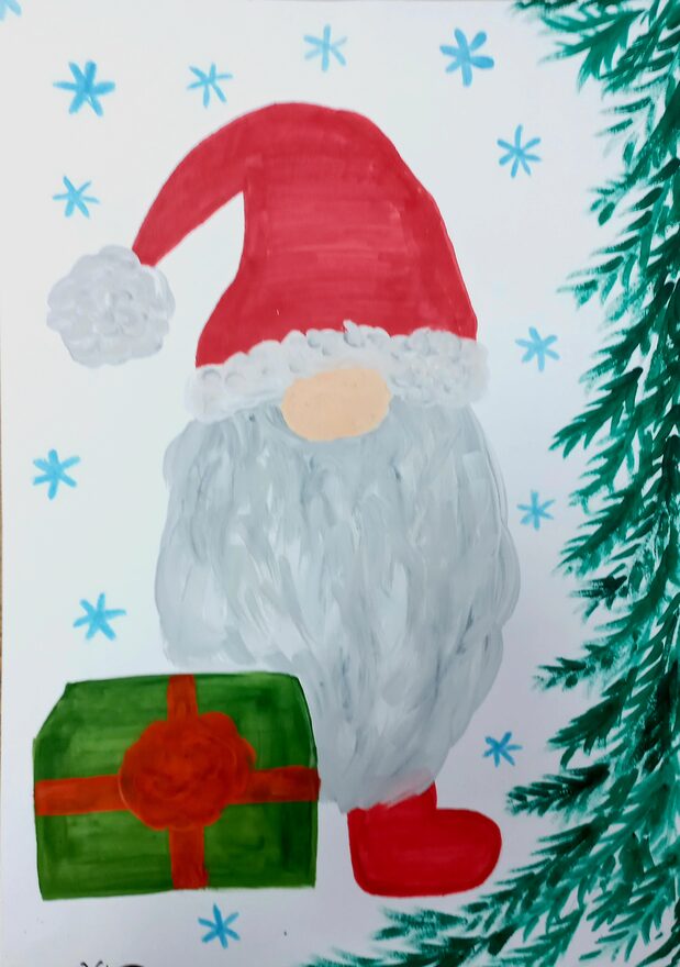 Всероссийский творческий конкурс «Пока часы двенадцать бьют...»  - детский рисунок, поделка, творческая работа, категория школьники, 3 класс, дистанционный конкурс, школьный конкурс