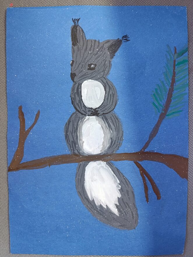 Всероссийский творческий конкурс «Пока часы двенадцать бьют...»  - детский рисунок, поделка, творческая работа, категория школьники, 4 класс, дистанционный конкурс, школьный конкурс