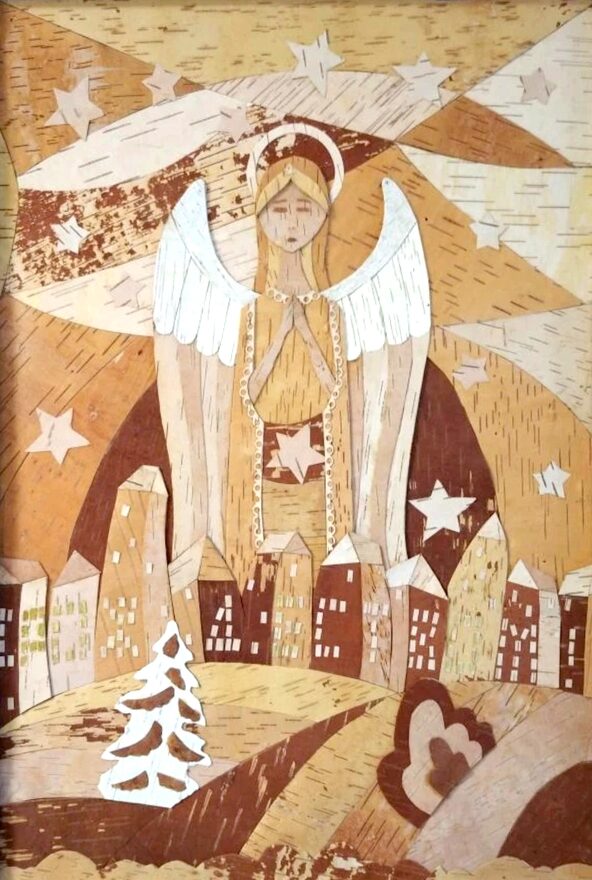 Всероссийский творческий конкурс «Пока часы двенадцать бьют...»  - детский рисунок, поделка, творческая работа, категория школьники, 5 класс, дистанционный конкурс, школьный конкурс