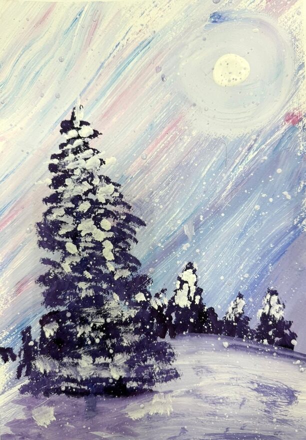 Всероссийский творческий конкурс «Пока часы двенадцать бьют...»  - детский рисунок, поделка, творческая работа, категория дошкольники, детский сад, дистанционный конкурс, школьный конкурс