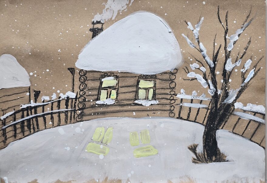 Всероссийский творческий конкурс «Пока часы двенадцать бьют...»  - детский рисунок, поделка, творческая работа, категория школьники, 3 класс, дистанционный конкурс, школьный конкурс