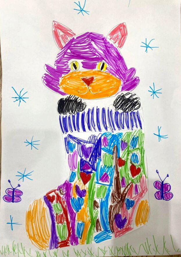 Всероссийский творческий конкурс «Пока часы двенадцать бьют...»  - детский рисунок, поделка, творческая работа, категория дошкольники, детский сад, дистанционный конкурс, школьный конкурс