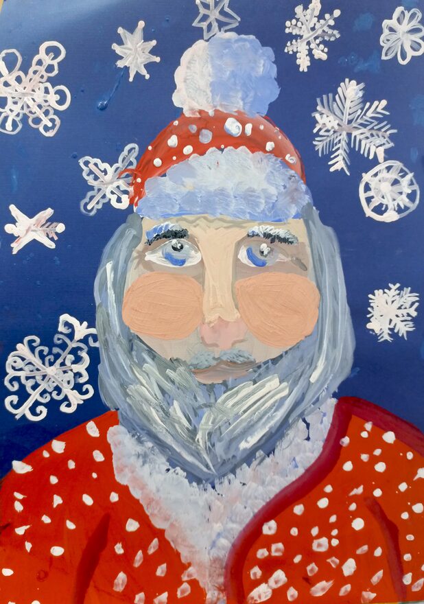 Всероссийский творческий конкурс «Пока часы двенадцать бьют...»  - детский рисунок, поделка, творческая работа, категория школьники, 2 класс, дистанционный конкурс, школьный конкурс