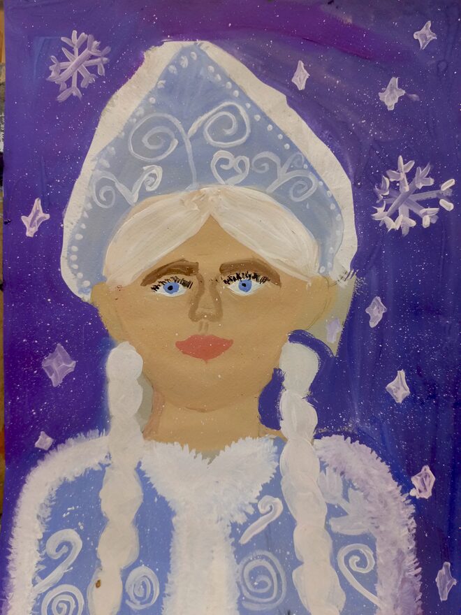 Всероссийский творческий конкурс «Пока часы двенадцать бьют...»  - детский рисунок, поделка, творческая работа, категория школьники, 2 класс, дистанционный конкурс, школьный конкурс