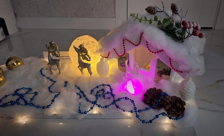 Всероссийский творческий конкурс «Поёт зима - аукает...»  - детский рисунок, поделка, творческая работа, категория школьники, 1 класс, дистанционный конкурс, школьный конкурс