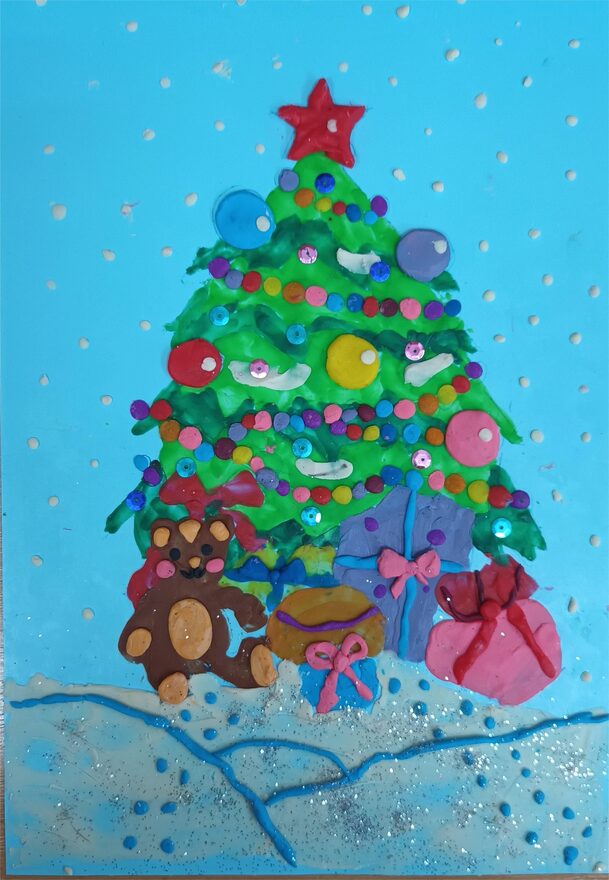 Всероссийский творческий конкурс «Поёт зима - аукает...»  - детский рисунок, поделка, творческая работа, категория школьники, 2 класс, дистанционный конкурс, школьный конкурс