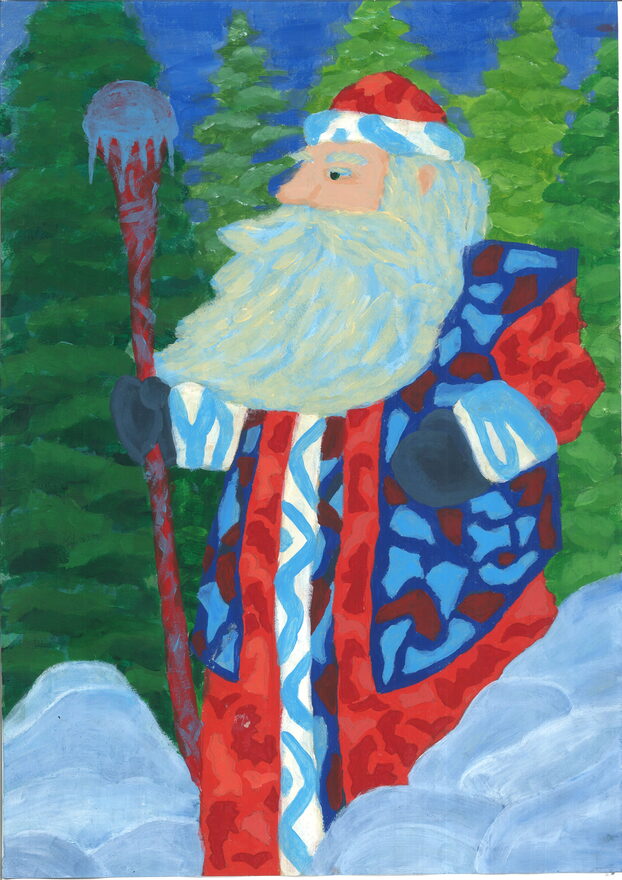 Всероссийский творческий конкурс «Поёт зима - аукает...»  - детский рисунок, поделка, творческая работа, категория школьники, 8 класс, дистанционный конкурс, школьный конкурс