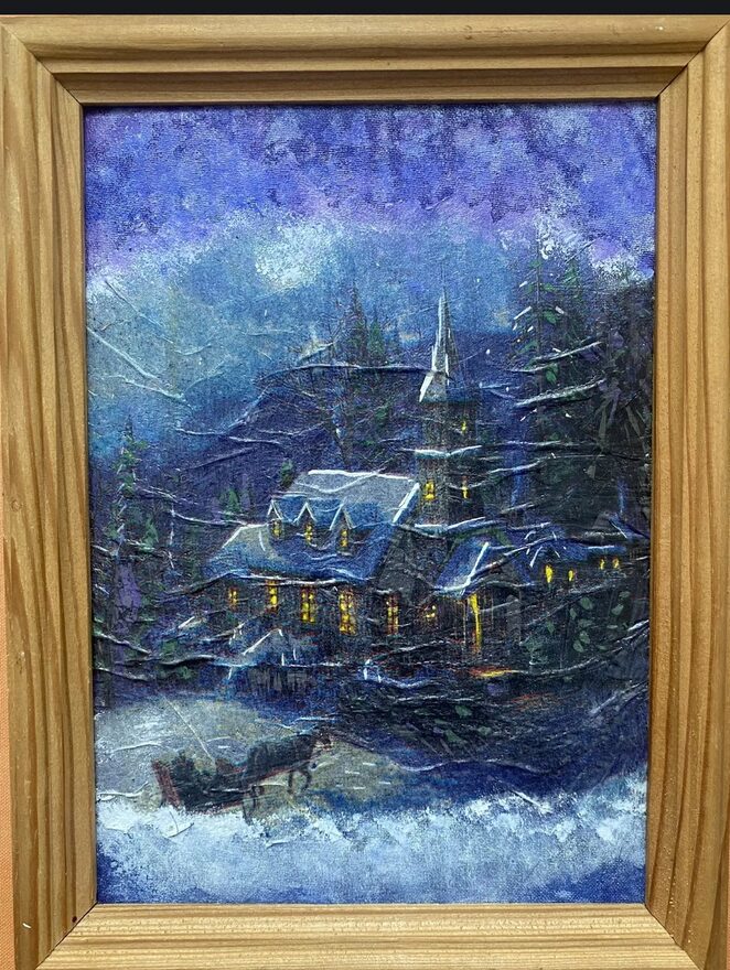 Всероссийский творческий конкурс «Поёт зима - аукает...»  - детский рисунок, поделка, творческая работа, категория школьники, 8 класс, дистанционный конкурс, школьный конкурс