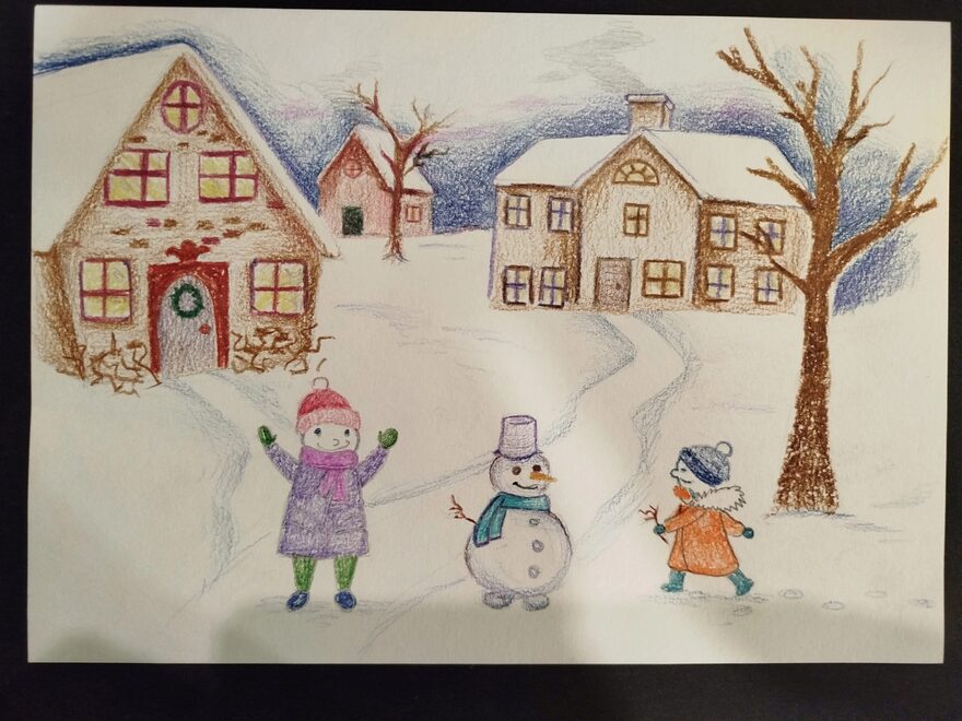 Всероссийский творческий конкурс «Поёт зима - аукает...»  - детский рисунок, поделка, творческая работа, категория дошкольники, детский сад, дистанционный конкурс, школьный конкурс