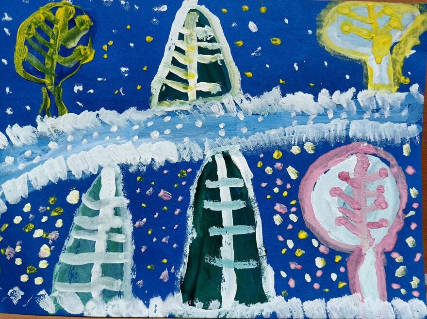 Всероссийский творческий конкурс «Поёт зима - аукает...»  - детский рисунок, поделка, творческая работа, категория дошкольники, детский сад, дистанционный конкурс, школьный конкурс