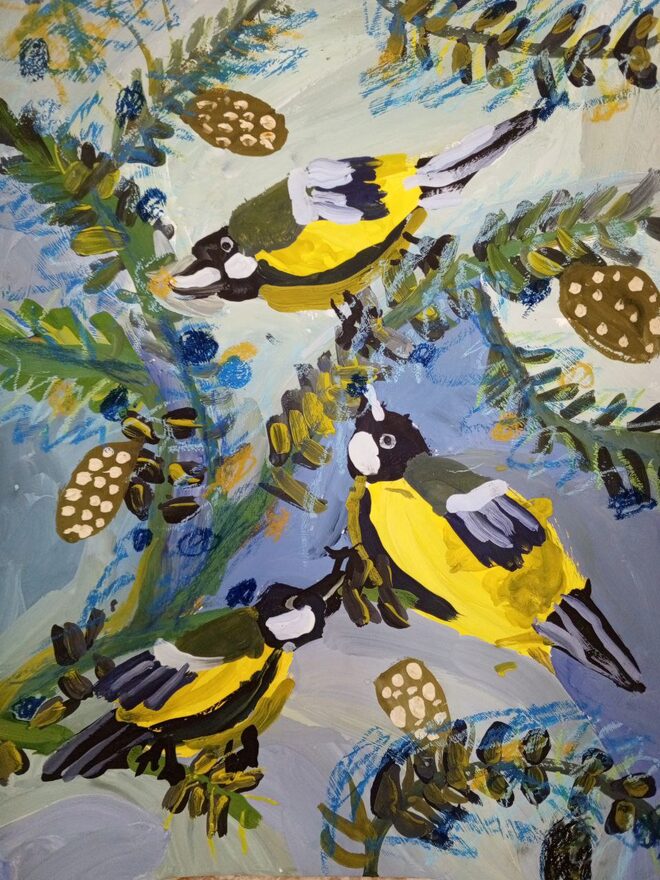 Всероссийский творческий конкурс «Поёт зима - аукает...»  - детский рисунок, поделка, творческая работа, категория дошкольники, детский сад, дистанционный конкурс, школьный конкурс