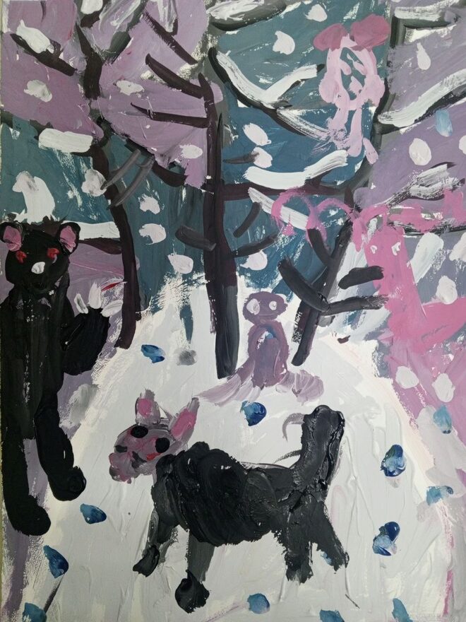 Всероссийский творческий конкурс «Поёт зима - аукает...»  - детский рисунок, поделка, творческая работа, категория дошкольники, детский сад, дистанционный конкурс, школьный конкурс