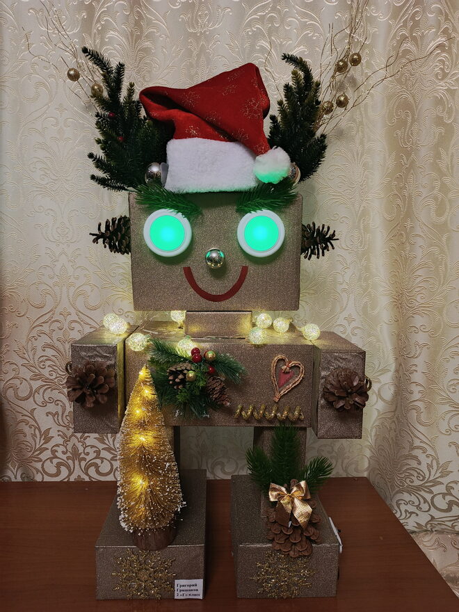 Всероссийский творческий конкурс «Мастерская Деда Мороза»  - детский рисунок, поделка, творческая работа, категория школьники, 2 класс, дистанционный конкурс, школьный конкурс