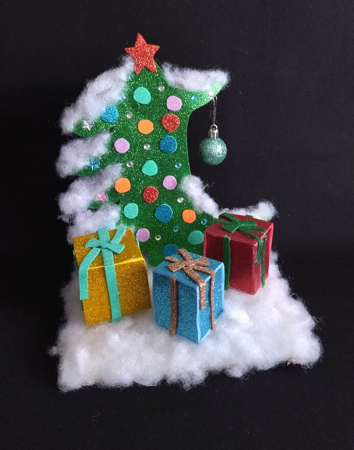 Всероссийский творческий конкурс «Мастерская Деда Мороза»  - детский рисунок, поделка, творческая работа, категория школьники, 7 класс, дистанционный конкурс, школьный конкурс