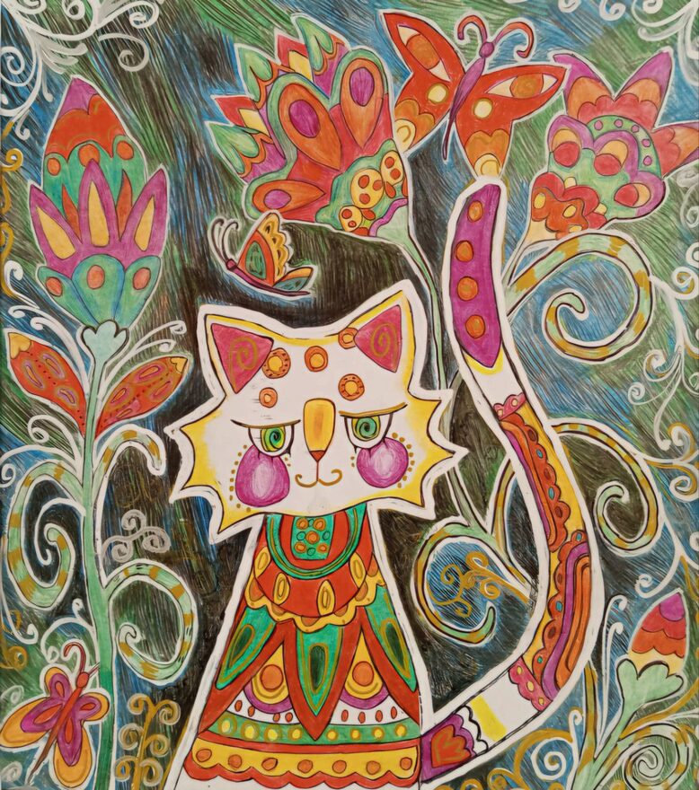 Всероссийский творческий конкурс «Мастерская Деда Мороза»  - детский рисунок, поделка, творческая работа, категория школьники, 6 класс, дистанционный конкурс, школьный конкурс