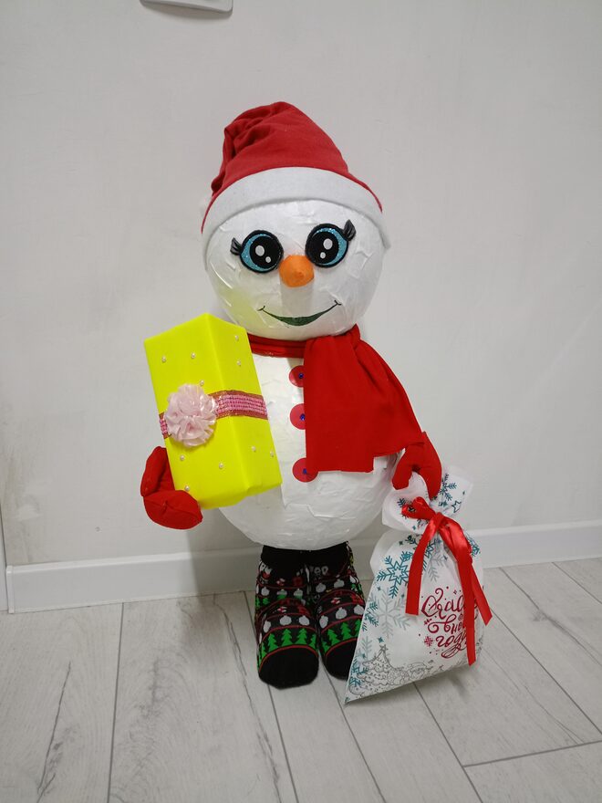 Всероссийский творческий конкурс «Фестиваль снеговиков»  - детский рисунок, поделка, творческая работа, категория школьники, 1 класс, дистанционный конкурс, школьный конкурс