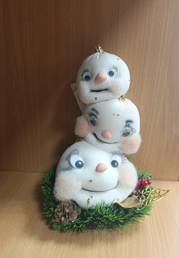 Всероссийский творческий конкурс «Фестиваль снеговиков»  - детский рисунок, поделка, творческая работа, категория школьники, 3 класс, дистанционный конкурс, школьный конкурс