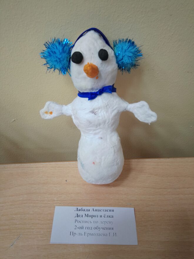 Всероссийский творческий конкурс «Фестиваль снеговиков»  - детский рисунок, поделка, творческая работа, категория школьники, 5 класс, дистанционный конкурс, школьный конкурс