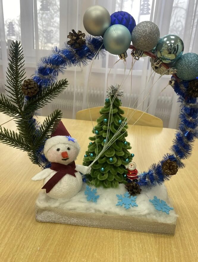 Всероссийский творческий конкурс «Фестиваль снеговиков»  - детский рисунок, поделка, творческая работа, категория школьники, 8 класс, дистанционный конкурс, школьный конкурс