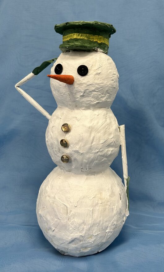 Всероссийский творческий конкурс «Фестиваль снеговиков»  - детский рисунок, поделка, творческая работа, категория школьники, 1 класс, дистанционный конкурс, школьный конкурс