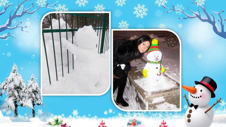 Всероссийский творческий конкурс «Фестиваль снеговиков»  - детский рисунок, поделка, творческая работа, категория школьники, 4 класс, дистанционный конкурс, школьный конкурс