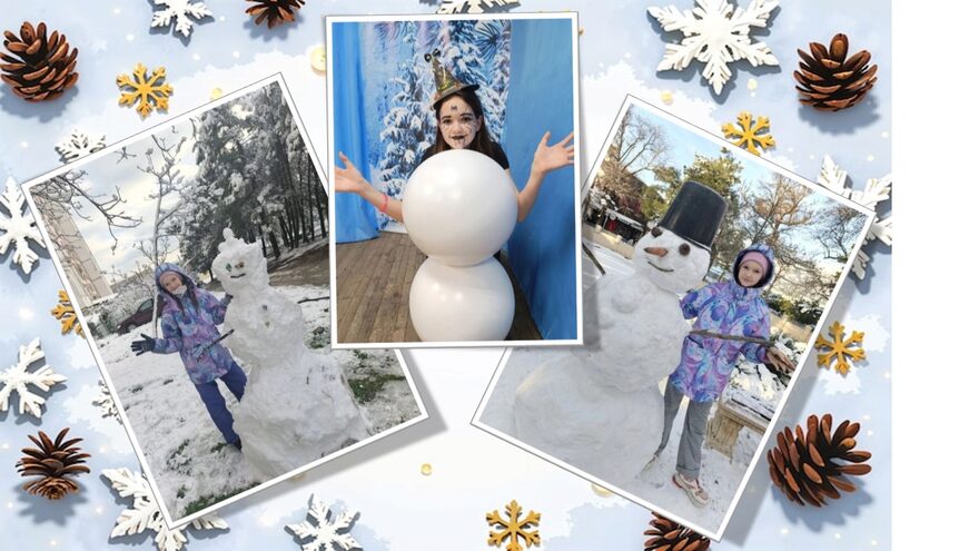 Всероссийский творческий конкурс «Фестиваль снеговиков»  - детский рисунок, поделка, творческая работа, категория школьники, 5 класс, дистанционный конкурс, школьный конкурс