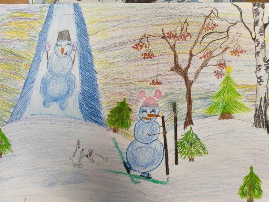 Всероссийский творческий конкурс «Фестиваль снеговиков»  - детский рисунок, поделка, творческая работа, категория дошкольники, детский сад, дистанционный конкурс, школьный конкурс