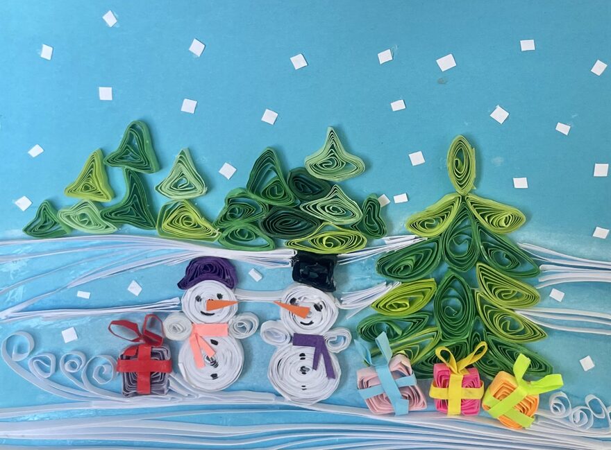 Всероссийский творческий конкурс «Фестиваль снеговиков»  - детский рисунок, поделка, творческая работа, категория школьники, 2 класс, дистанционный конкурс, школьный конкурс