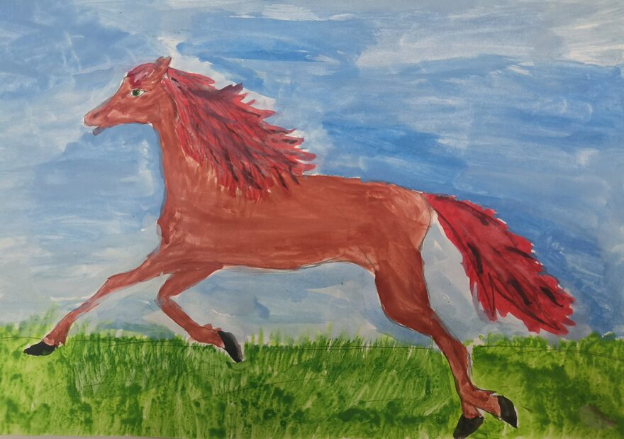 Всероссийский творческий конкурс «Символ года - 2026»  - детский рисунок, поделка, творческая работа, категория школьники, 5 класс, дистанционный конкурс, школьный конкурс