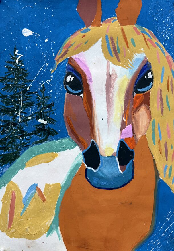 Всероссийский творческий конкурс «Символ года - 2026»  - детский рисунок, поделка, творческая работа, категория школьники, 2 класс, дистанционный конкурс, школьный конкурс