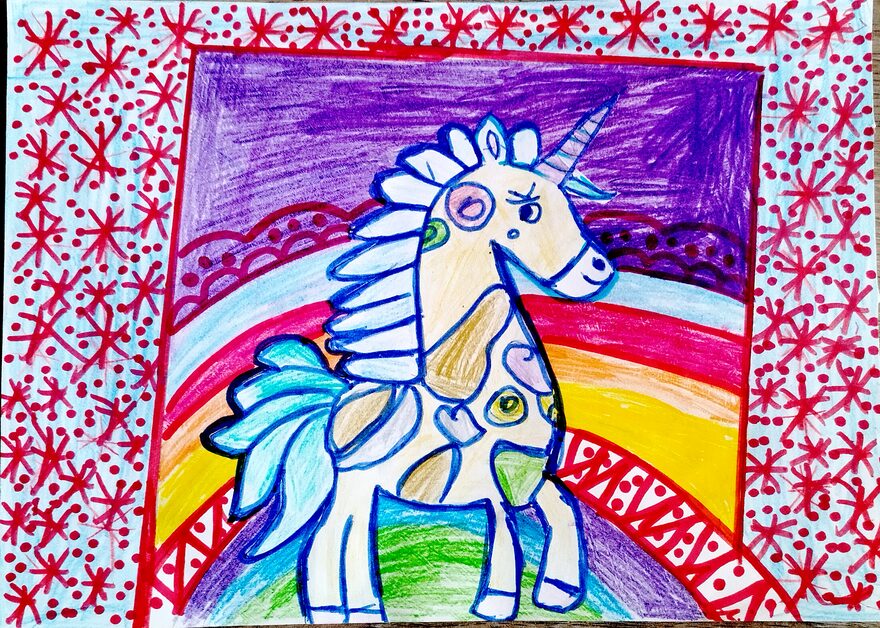 Всероссийский творческий конкурс «Символ года - 2026»  - детский рисунок, поделка, творческая работа, категория школьники, 2 класс, дистанционный конкурс, школьный конкурс