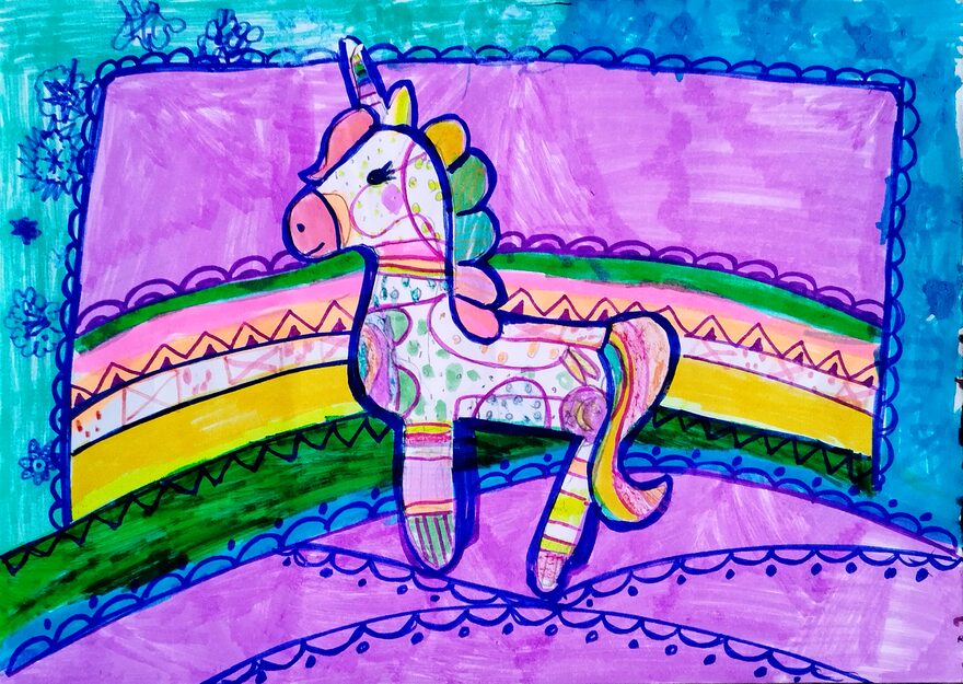 Всероссийский творческий конкурс «Символ года - 2026»  - детский рисунок, поделка, творческая работа, категория школьники, 2 класс, дистанционный конкурс, школьный конкурс