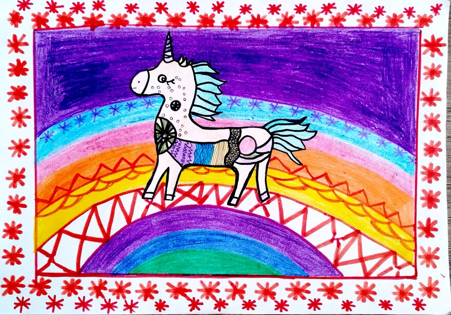 Всероссийский творческий конкурс «Символ года - 2026»  - детский рисунок, поделка, творческая работа, категория школьники, 2 класс, дистанционный конкурс, школьный конкурс